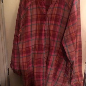 NWOT Free people flannel